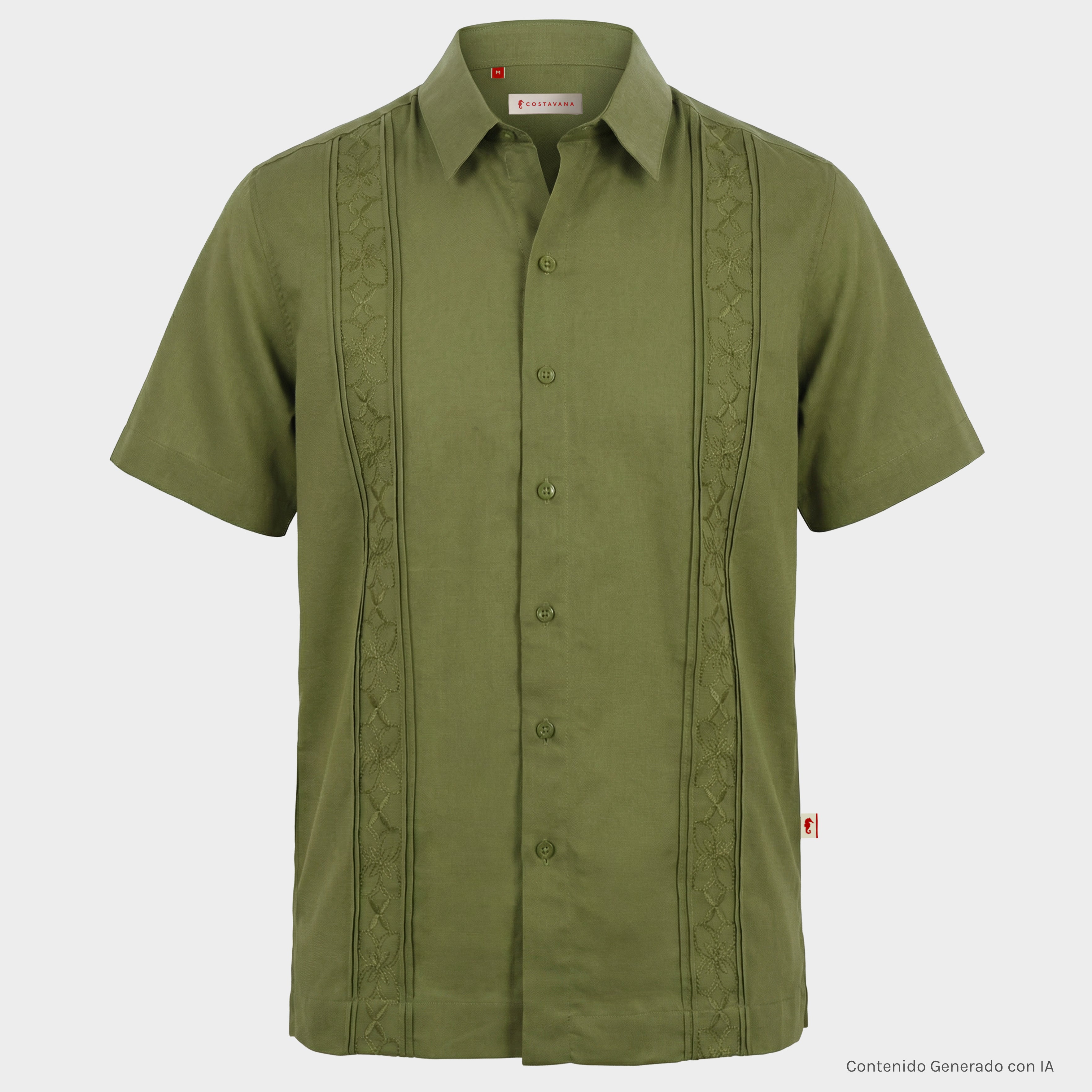 Camisa guayabera manga corta Lucas