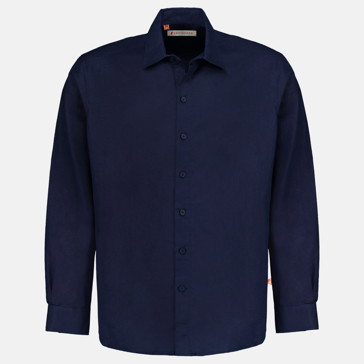 Camisa manga larga con lino Alian