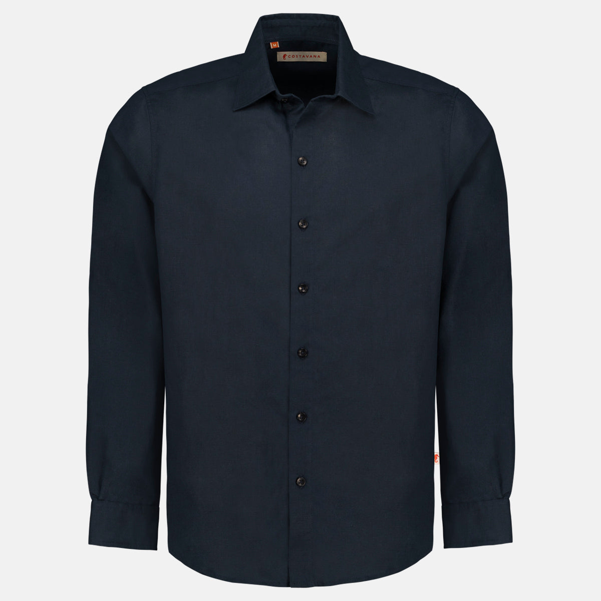 Camisa manga larga con lino Alian