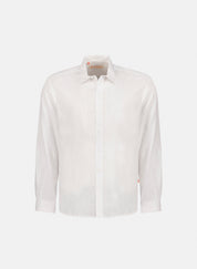 Camisa manga larga con lino Biel