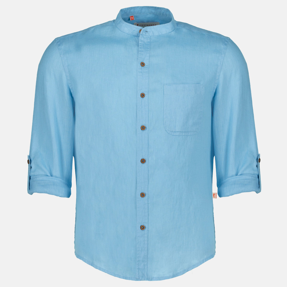 Camisa de lino manga larga Davide