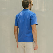 Camisa casual para hombre color azul marca Costavana