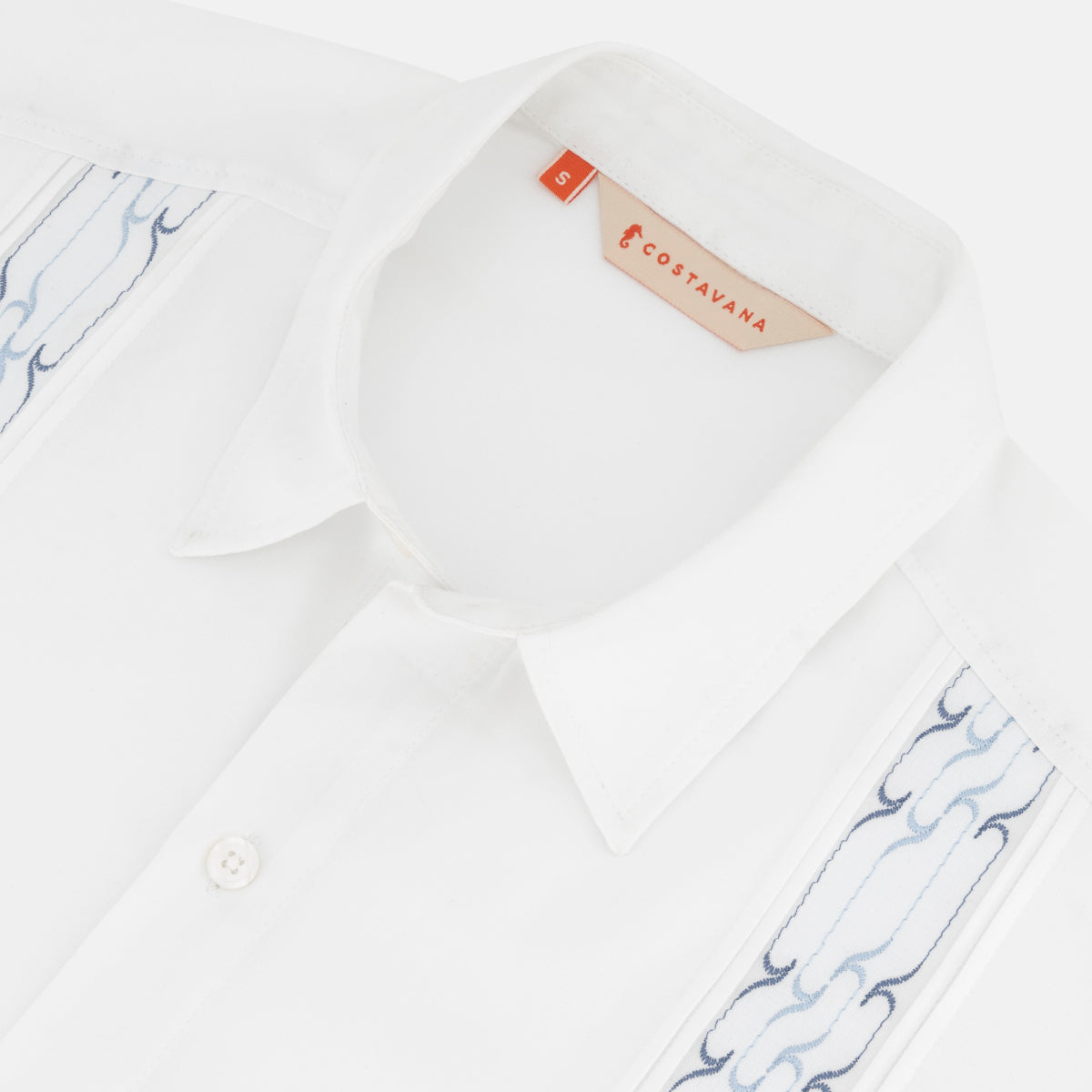 camisa guayabera casual frente 