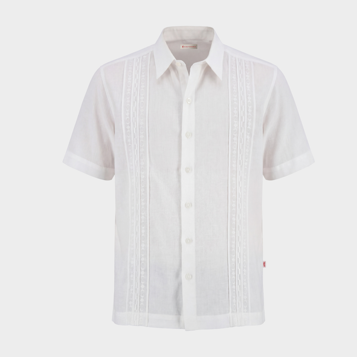 Camisa guayabera manga corta Lark
