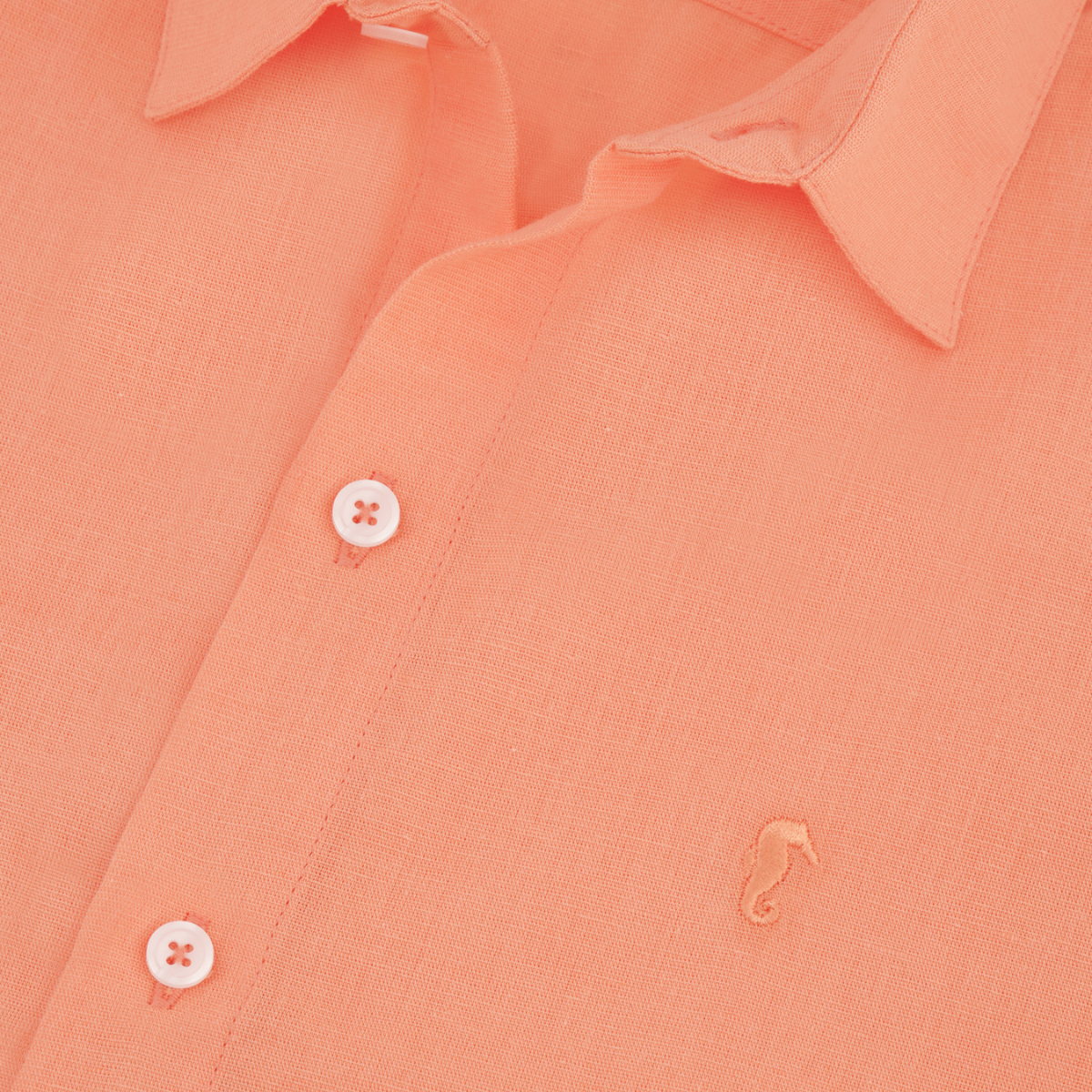 Camisa manga corta con lino Arlo