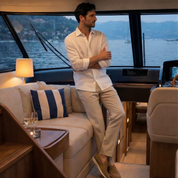 Camisa manga larga con lino Alian