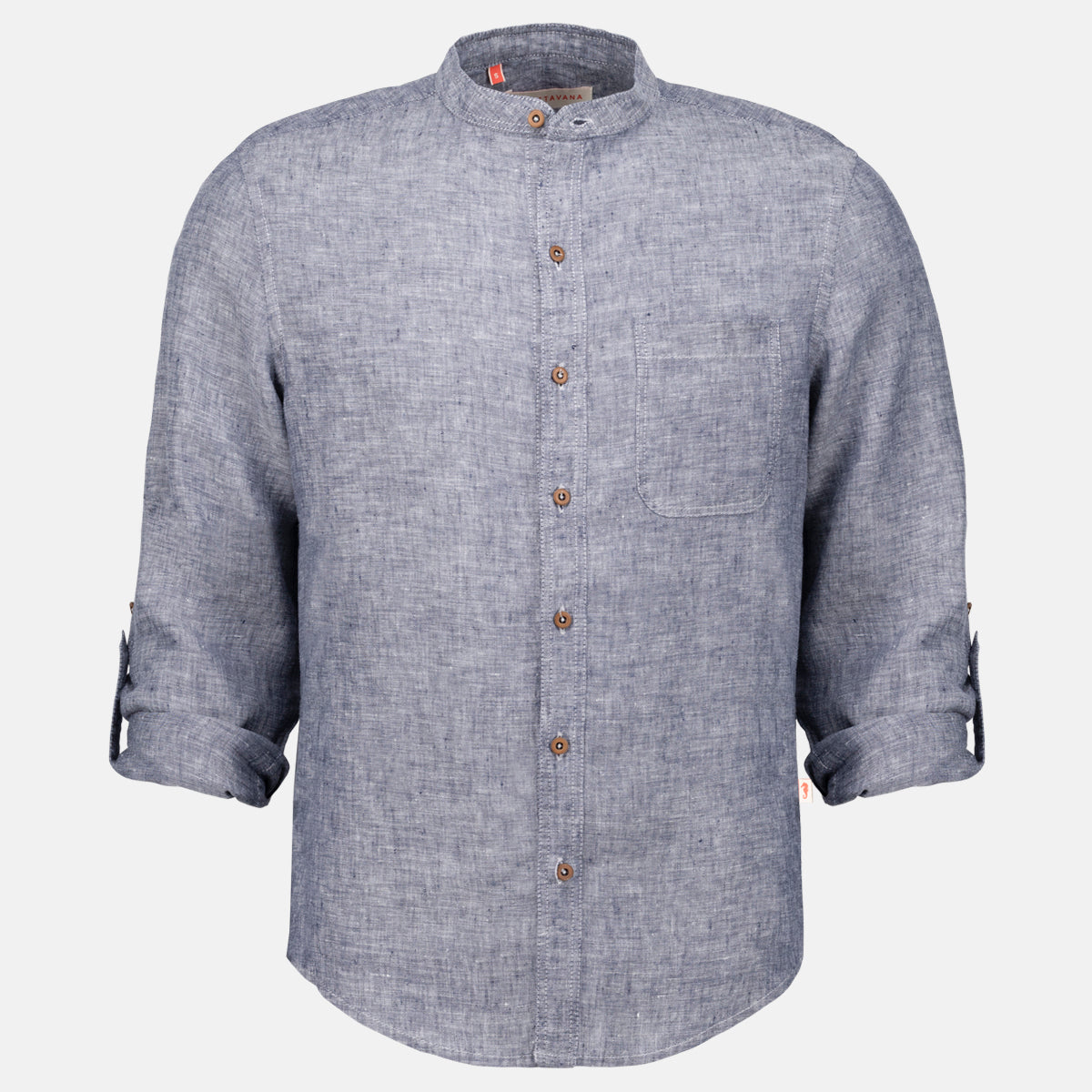 Camisa de lino manga larga Davide