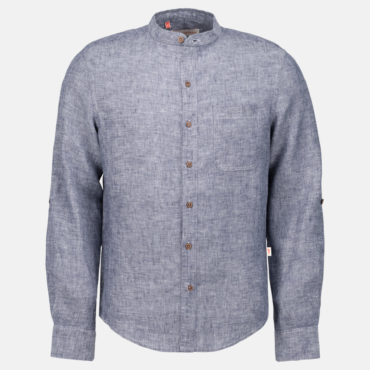 Camisa de lino manga larga Davide