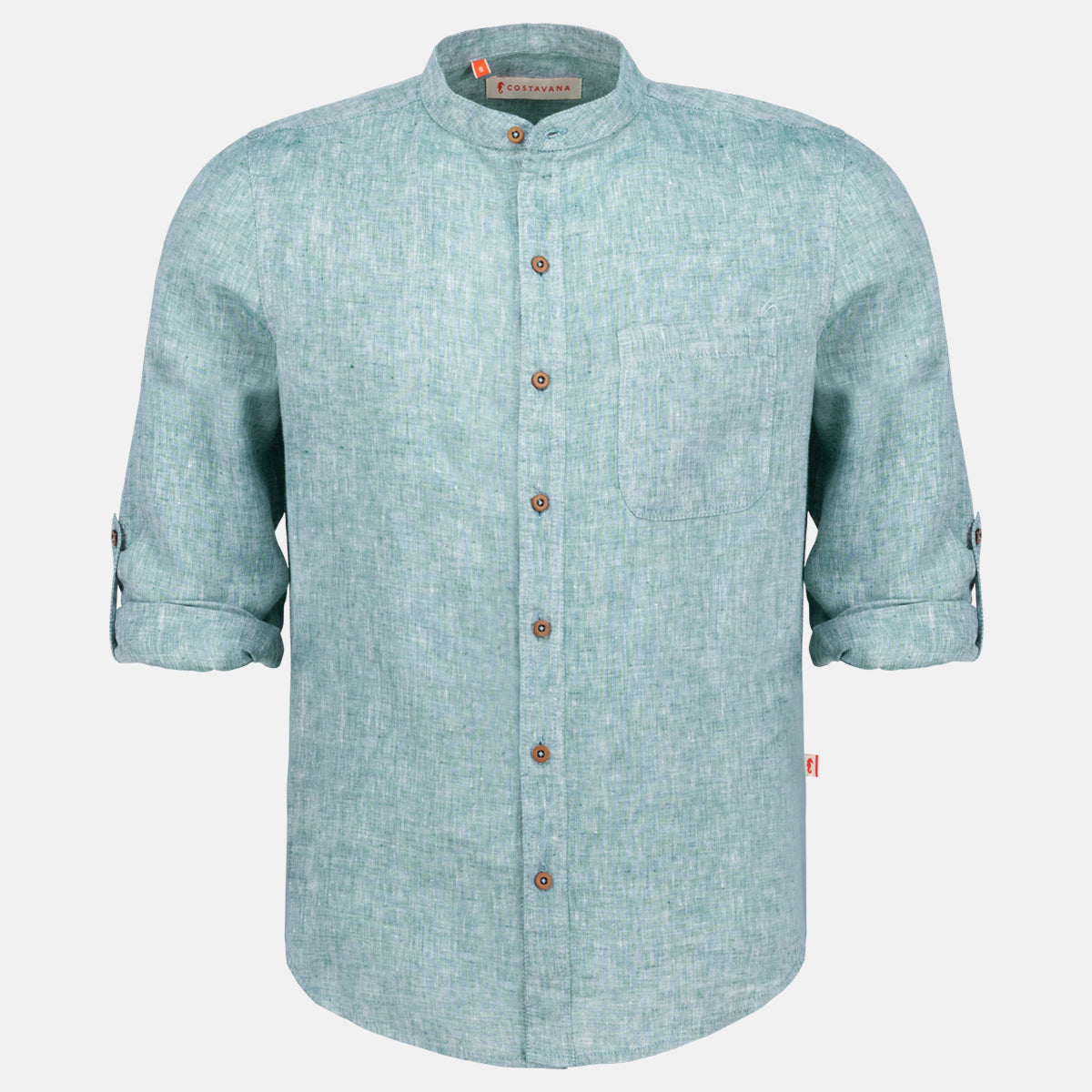 Camisa de lino manga larga Davide