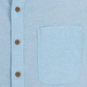 Camisa manga corta con lino Davide