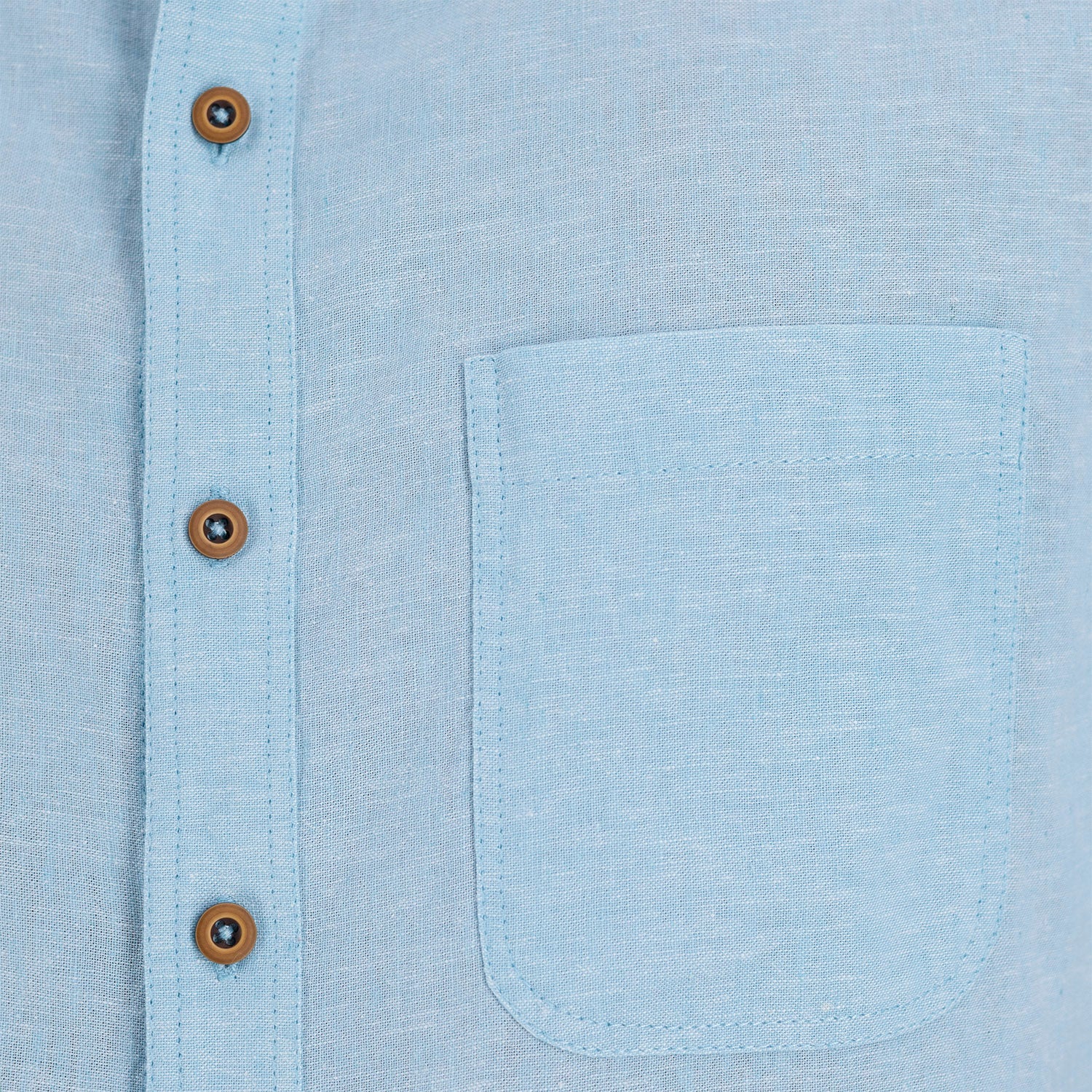 Camisa manga corta con lino Davide