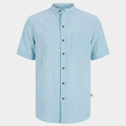 Camisa manga corta con lino Davide
