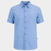 Camisa manga corta con lino Davi