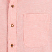 Camisa manga corta con lino Davi