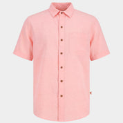 Camisa manga corta con lino Davi