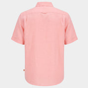 Camisa manga corta con lino Davi