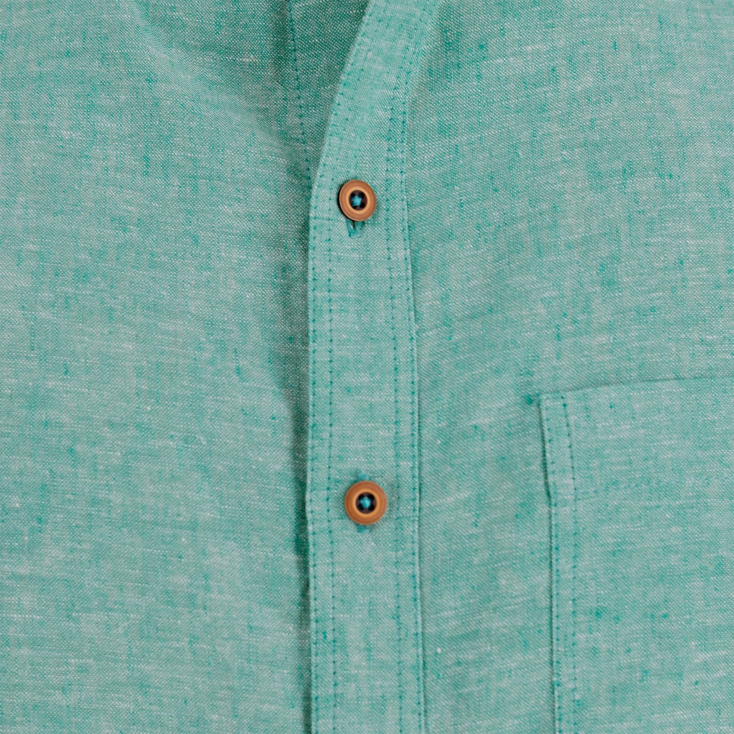 Camisa manga corta con lino Davide