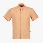 Camisa guayabera para hombre color naranja