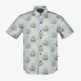 Camisa hawaiana manga corta Galera