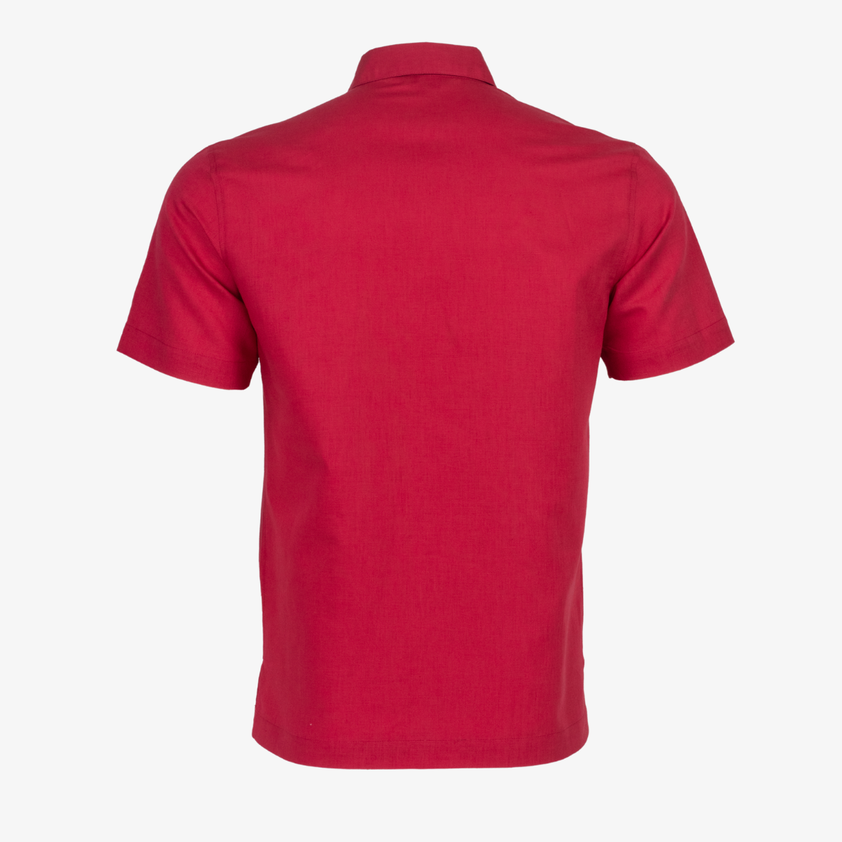 Espalda de camisa hombre color rojo