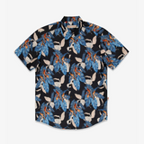 Camisa hawaiana manga corta Blue eden