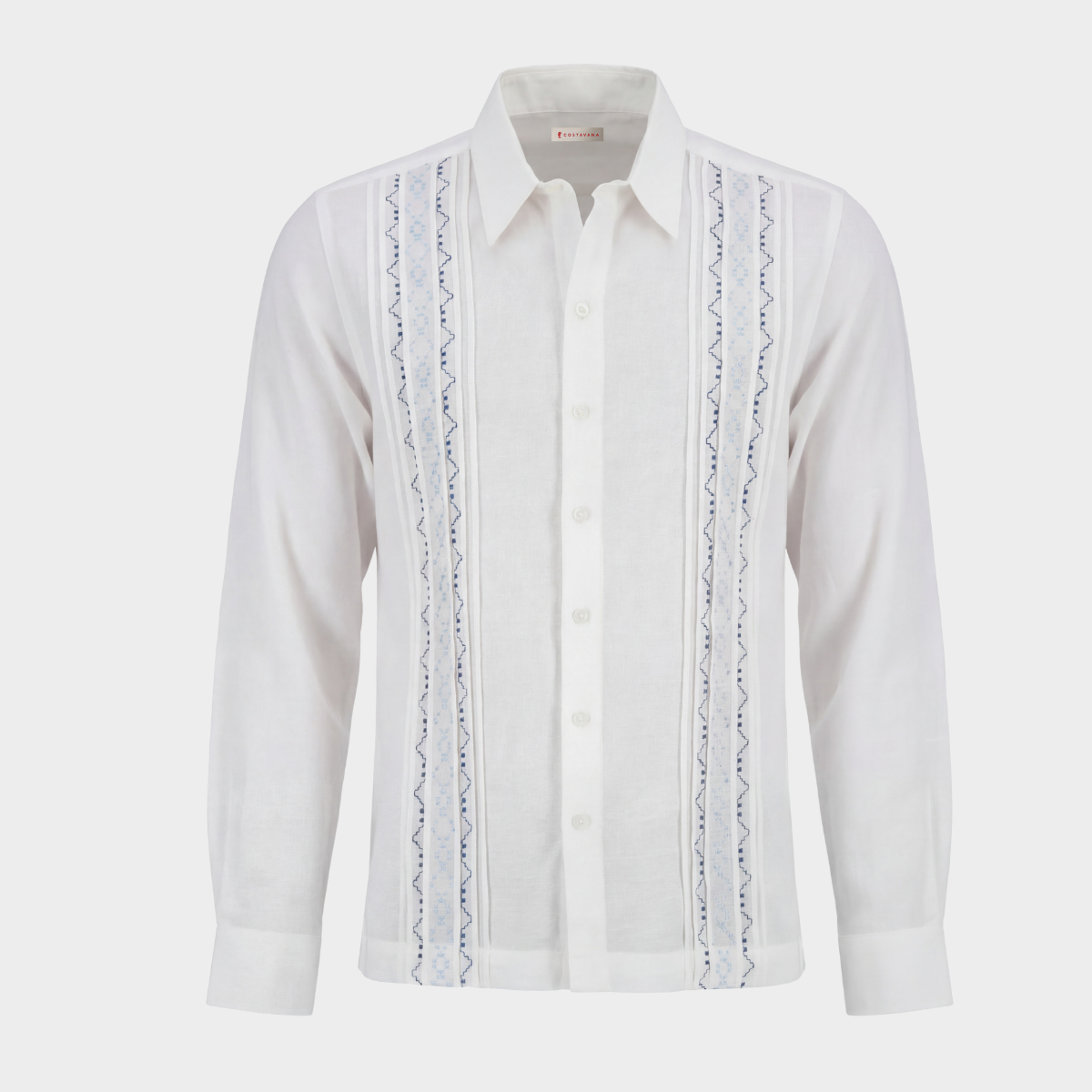 Camisa guayabera manga larga Vallejo