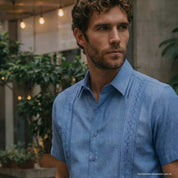 Camisa guayabera manga corta Arkas