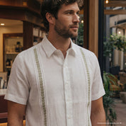 Camisa guayabera manga corta Burmy