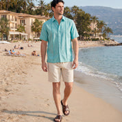 Camisa guayabera manga corta Erizo