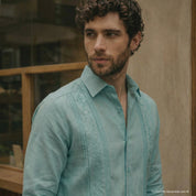 Camisa guayabera manga larga Isaak