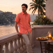 Camisa guayabera manga corta Lorus