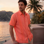 Camisa guayabera manga corta Lorus