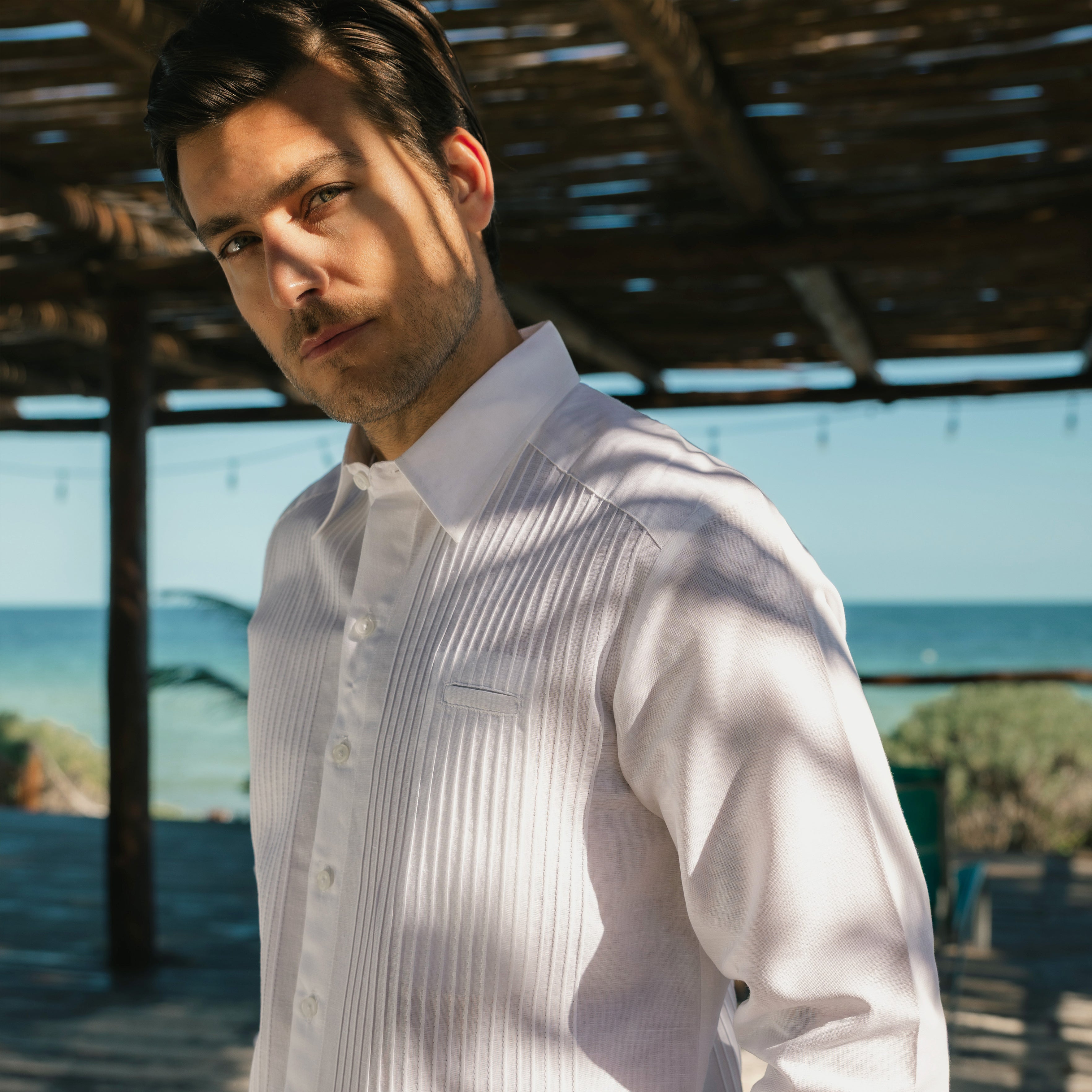 Guayabera manga larga Presidencial