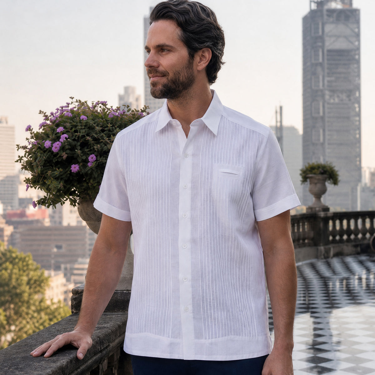 Guayabera manga corta Presidencial