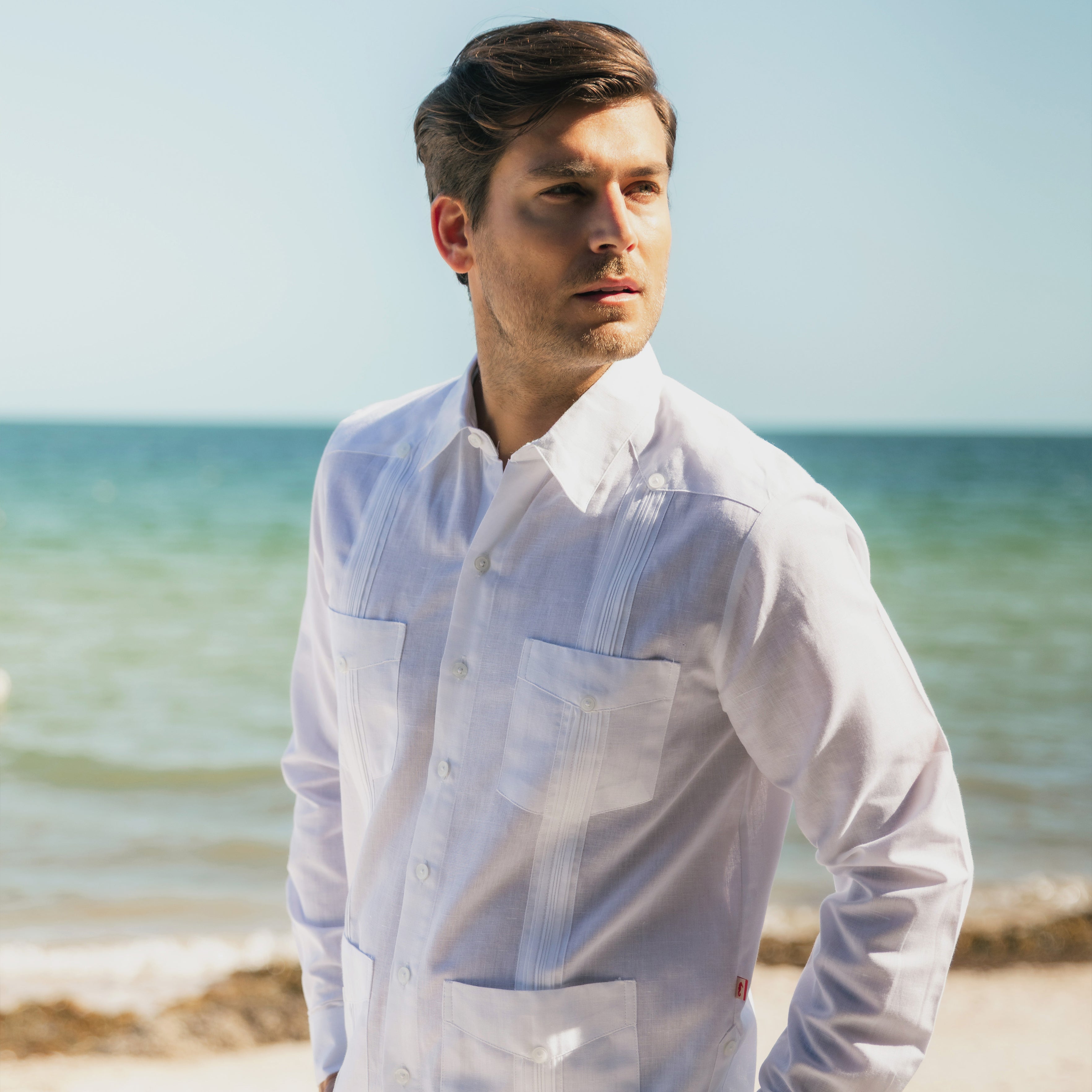 Guayabera manga larga Tradicional