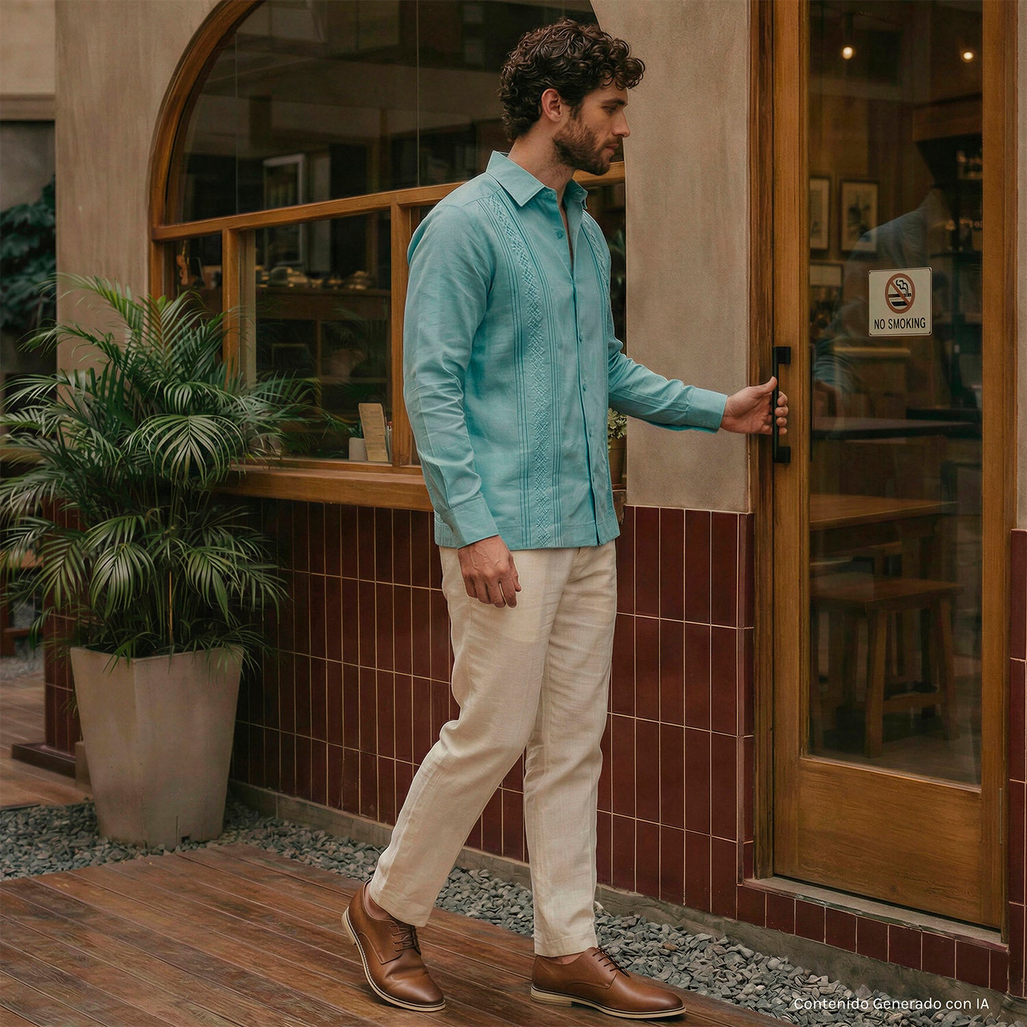 Camisa guayabera manga larga Isaak
