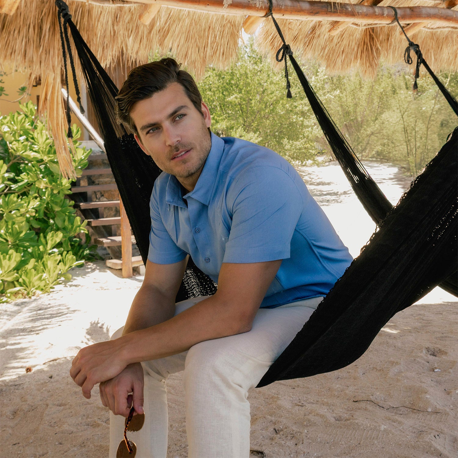 Camisa Guayabera manga corta Isair