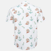 Camisa estampada manga corta Rudder