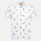 Camisa estampada manga corta Norca
