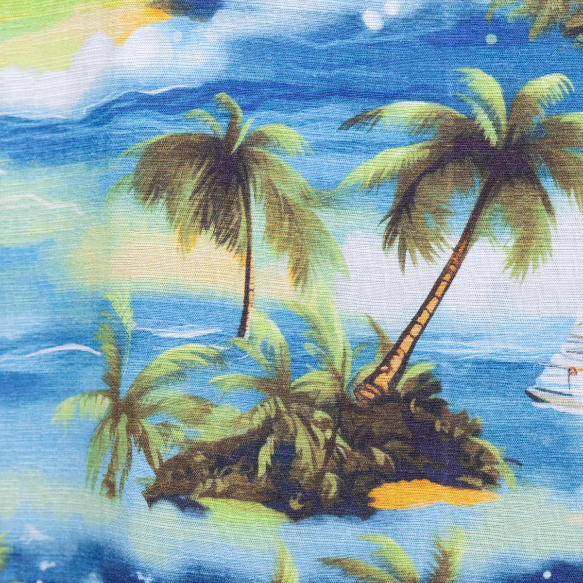 Camisa hawaiana manga corta Green Island