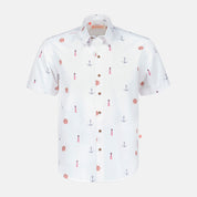 Camisa estampada manga corta Azariel