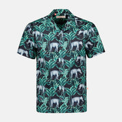 Camisa hawaiana manga corta  Paquidermo