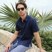 Camisa guayabera manga corta Lirius