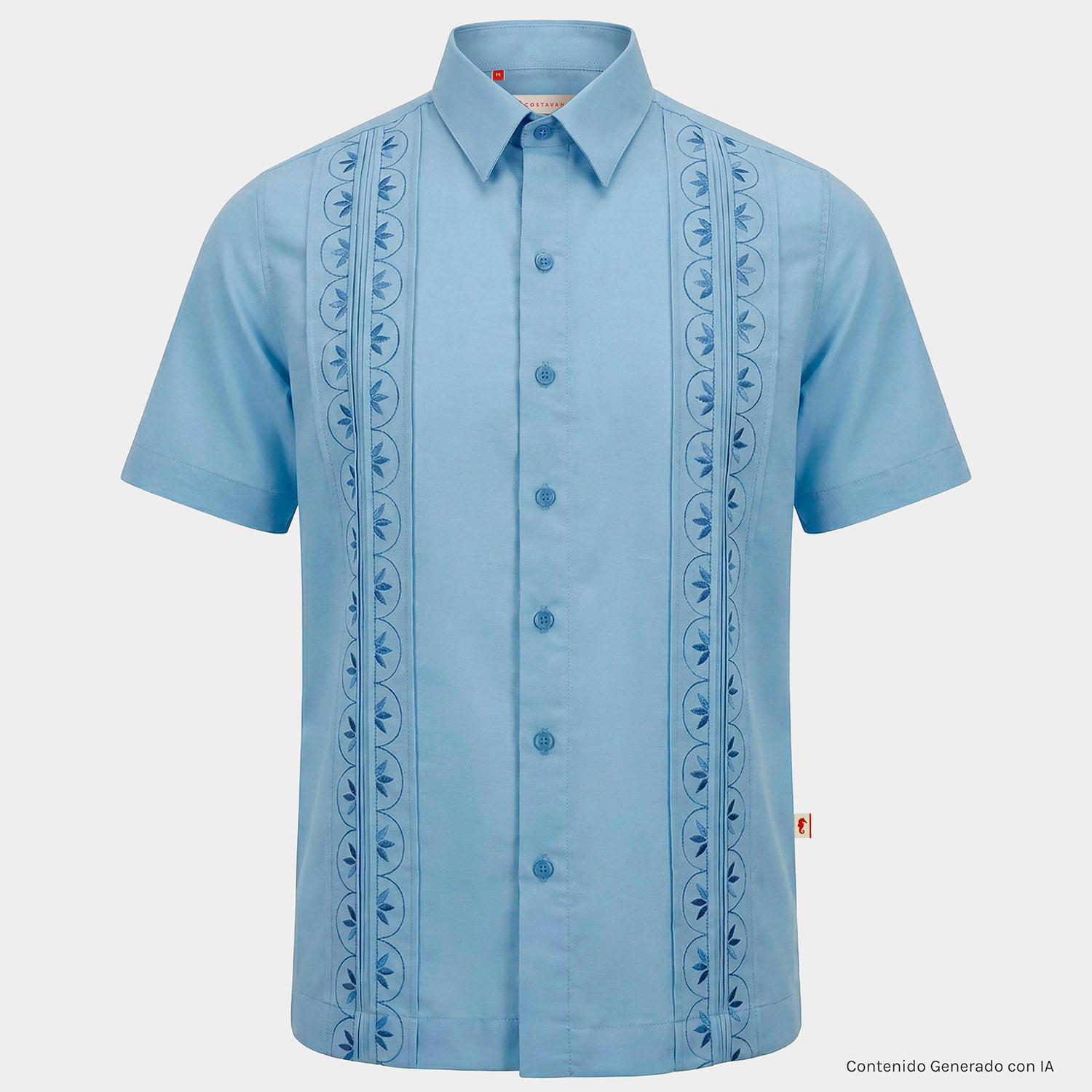 Camisa guayabera manga corta Lando