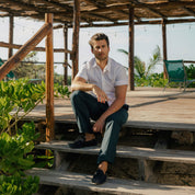 Camisa guayabera manga corta Marotta