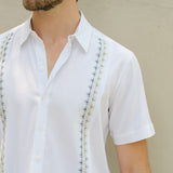 Camisa guayabera manga corta Nuvo