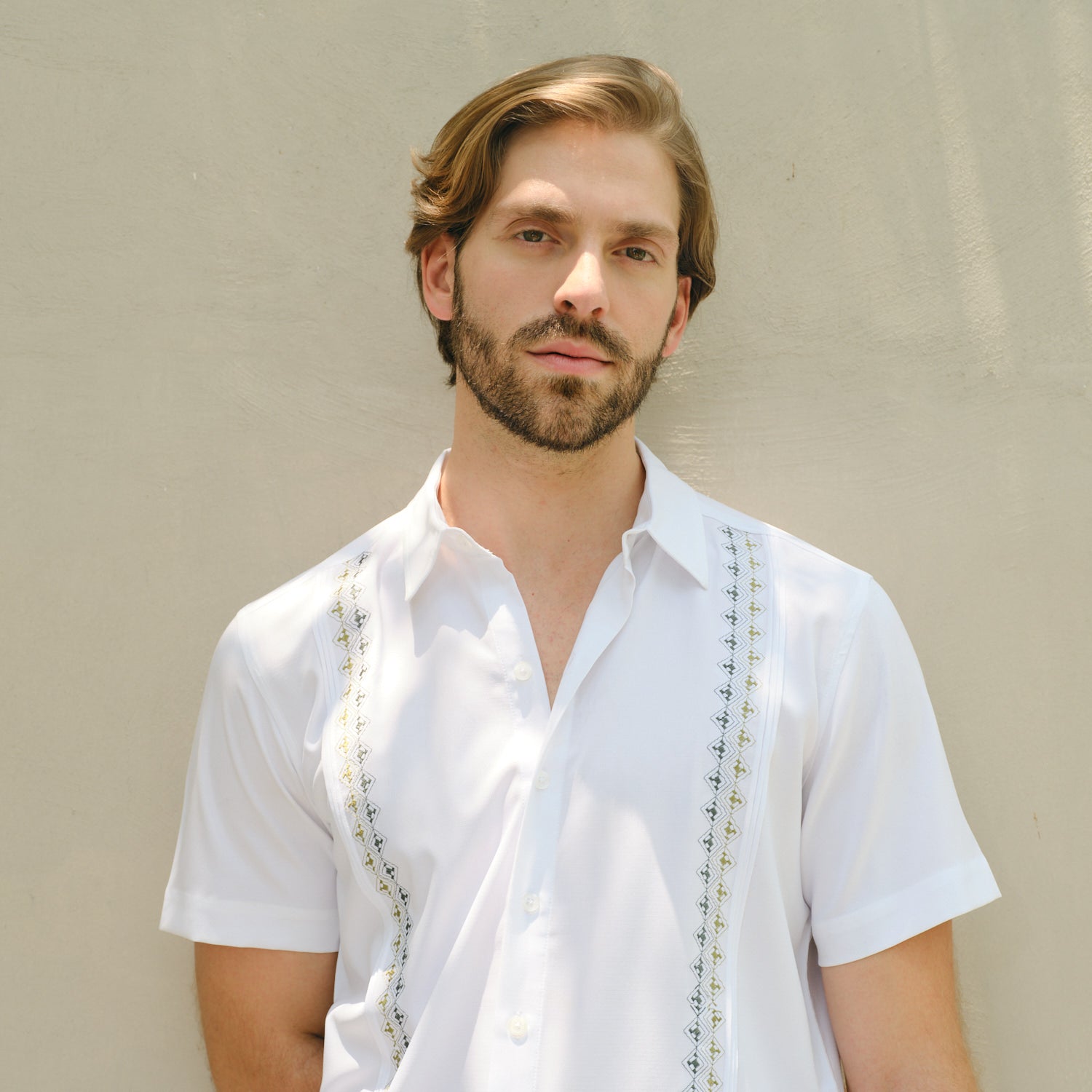 Camisa guayabera Tallas Extras Nuvo