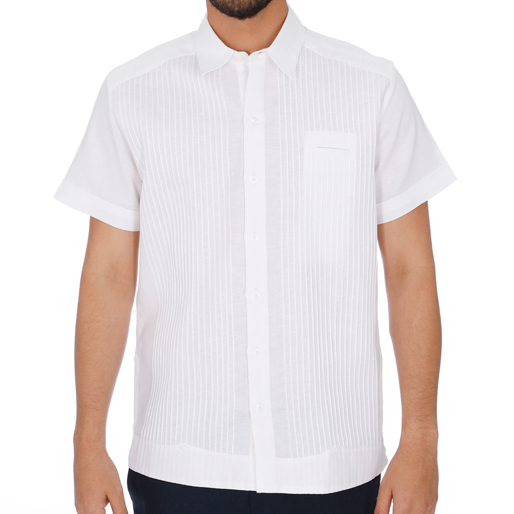 guayabera presidencial manga corta para hombre