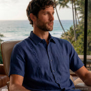 Camisa guayabera manga corta Pacub