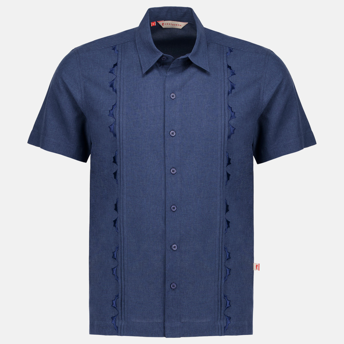 Camisa guayabera manga corta Quiro